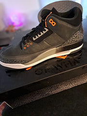 Jordan 3 Retro "Fear"  Size 10(44)