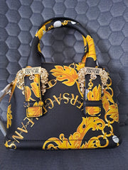 Versace Denim Couture Handbag