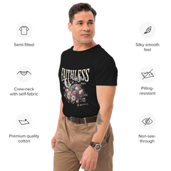 Luxe-Wear Premium T-shirt Men Black Faithless in Society