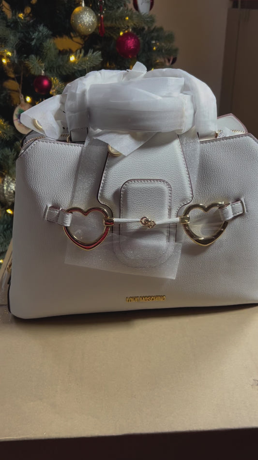 Moschino Pristine Pearl Handbag